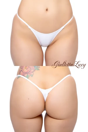 ローライズTバックショーツ・ホワイト