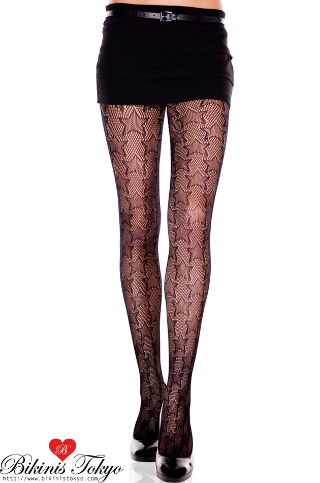 星柄網パンスト