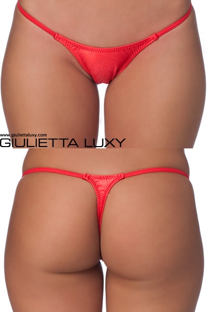 シンプルTバックミニ・レッド