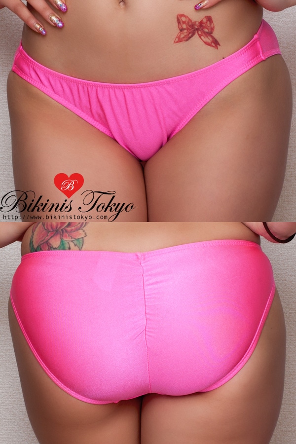クランチ加工フルバックボトム・ホットピンク
