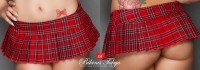 マイクロミニプリーツスカート・レッドチェック|ミニスカート|ボトムス