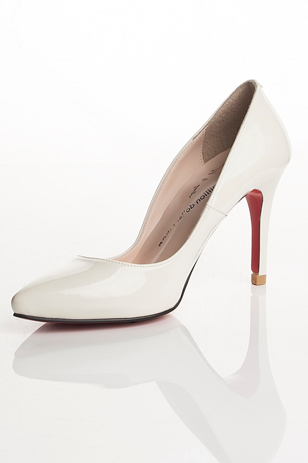 シンプルパンプス-白