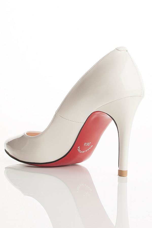 シンプルパンプス-白