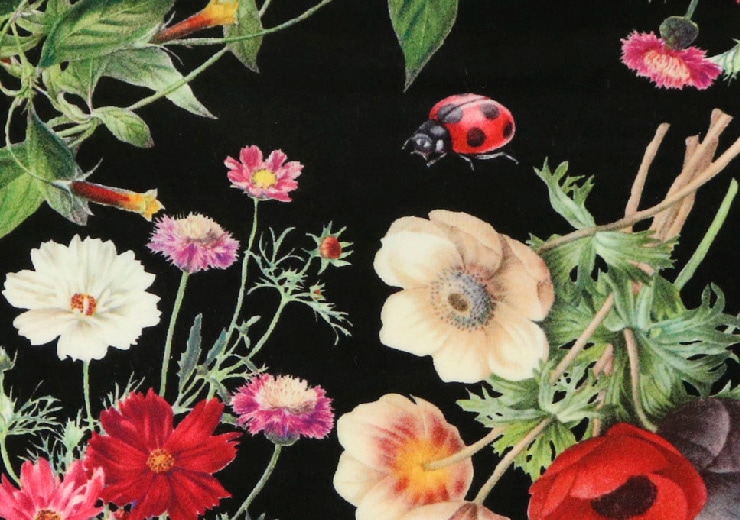 【メンズ】gravevault Shotボクサーショーツ・Flora・ブラック