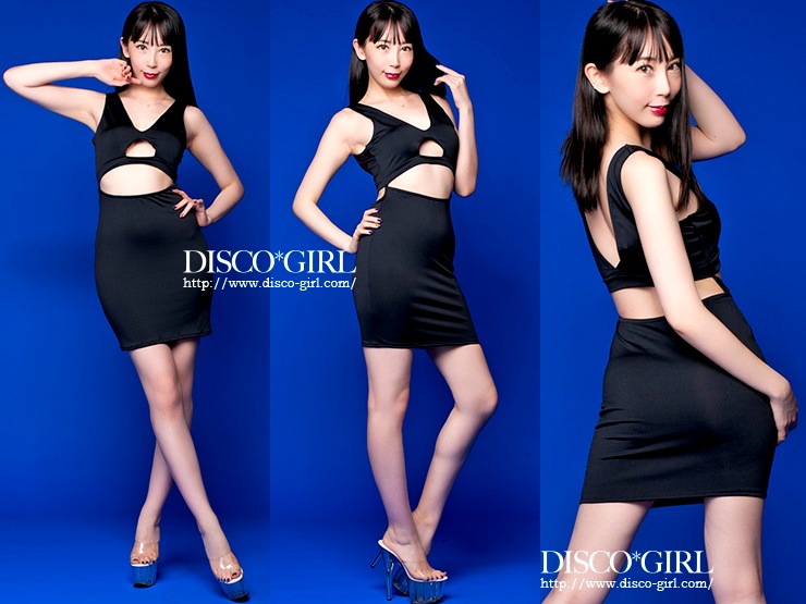 カットアウトトップボディコン ・ブラック