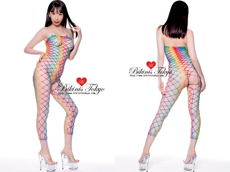 レイボーネットボディスーツ