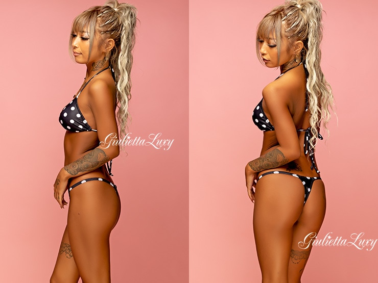 パターンブラショーツセット・ドット