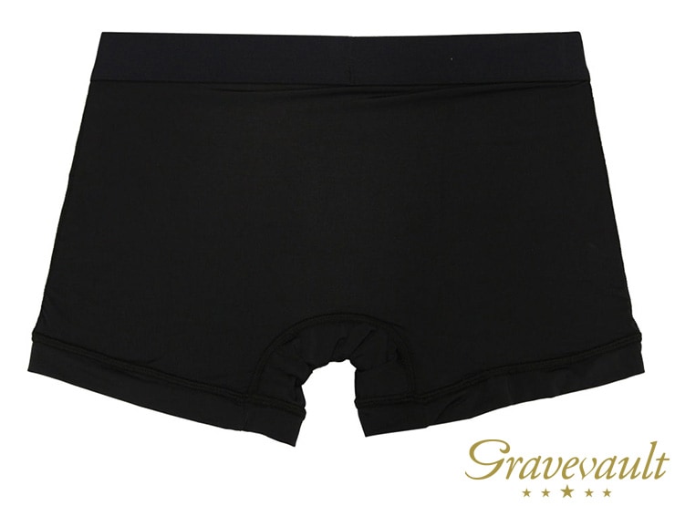 【メンズ】gravevault Shotボクサーショーツ・プレーン・ブラック