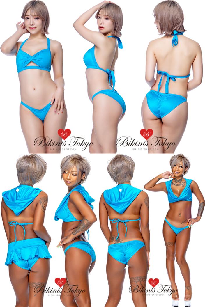 ヒップシャーリングボトム・ブルー