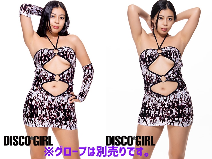 Oリングフロントオープンボディコン・ラメフレームホワイト