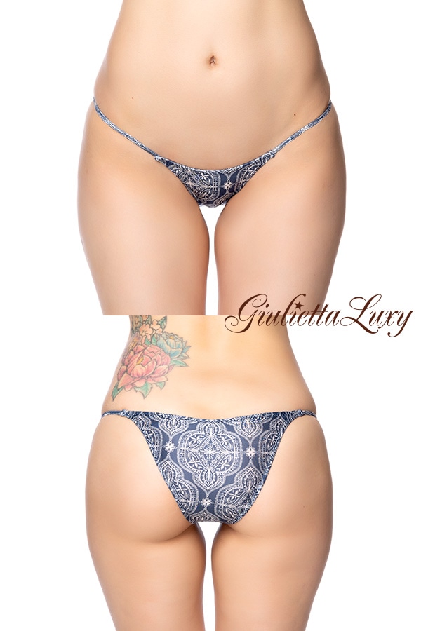 パターンショーツ・ブルーフラワー