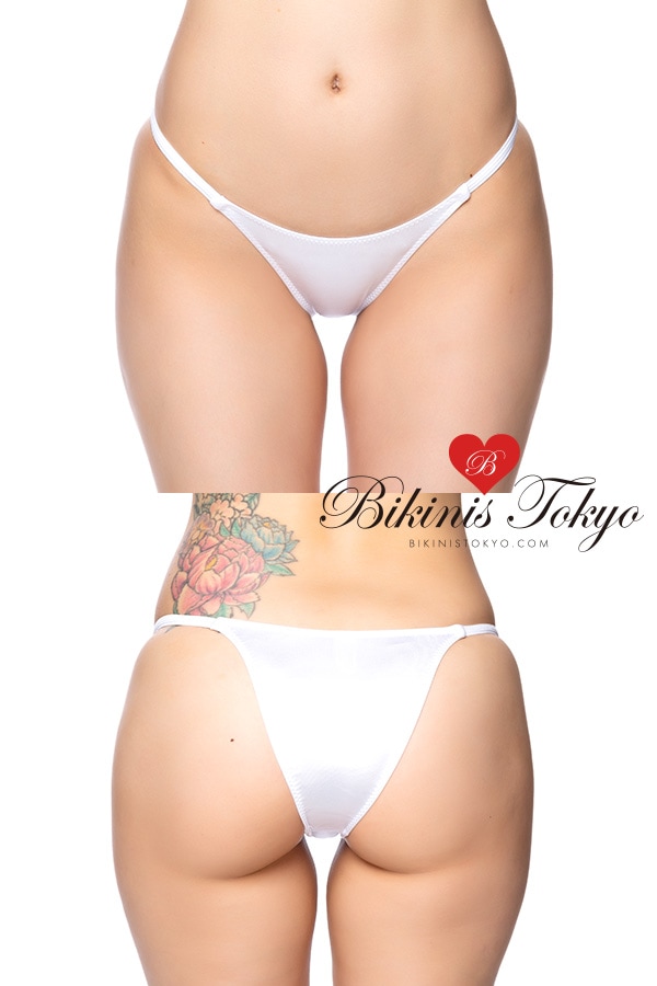 【ユニセックス】Wet艶素材ショーツ・ホワイト