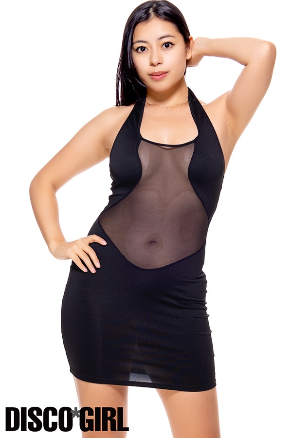 ポイントシースルーボディコンドレス