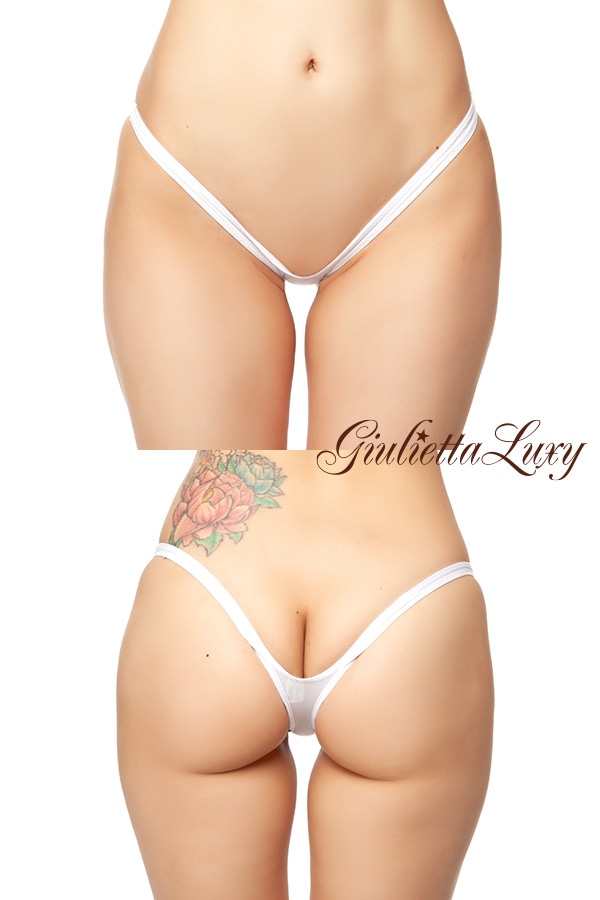 極小極浅マイクロショーツ・ホワイト