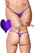 【BikinisTokyoオリジナル】マイクロTバックショーツ・ミストラメパープル|ビキニ|discogirl