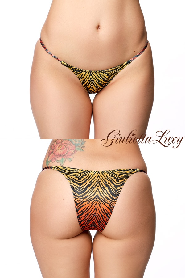 柄ハーフバックショーツ・タイガー