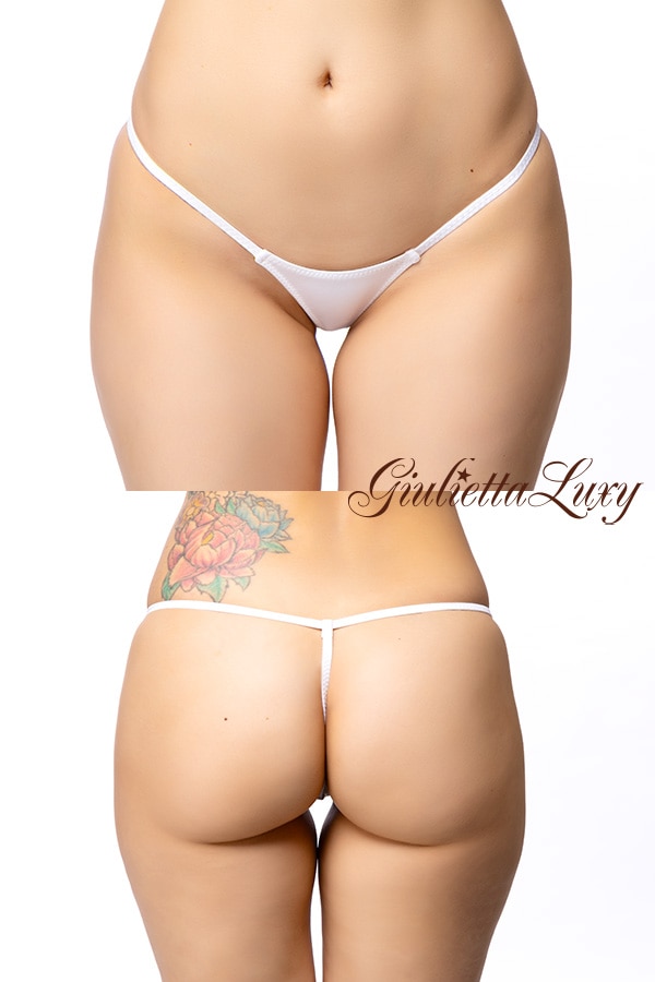 【ユニセックス】Gストリングショーツ・ホワイト