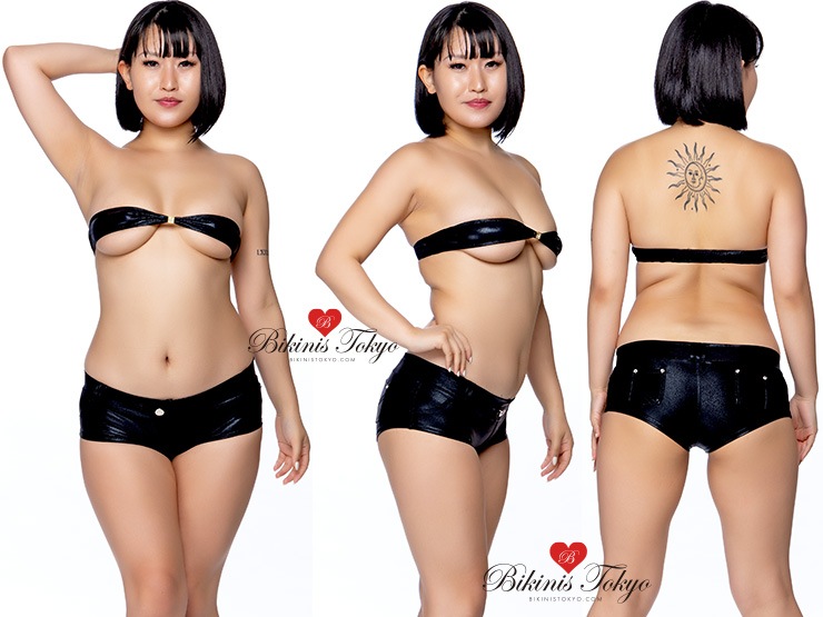 マイクロミニ ホットパンツ・ミストラメブラック