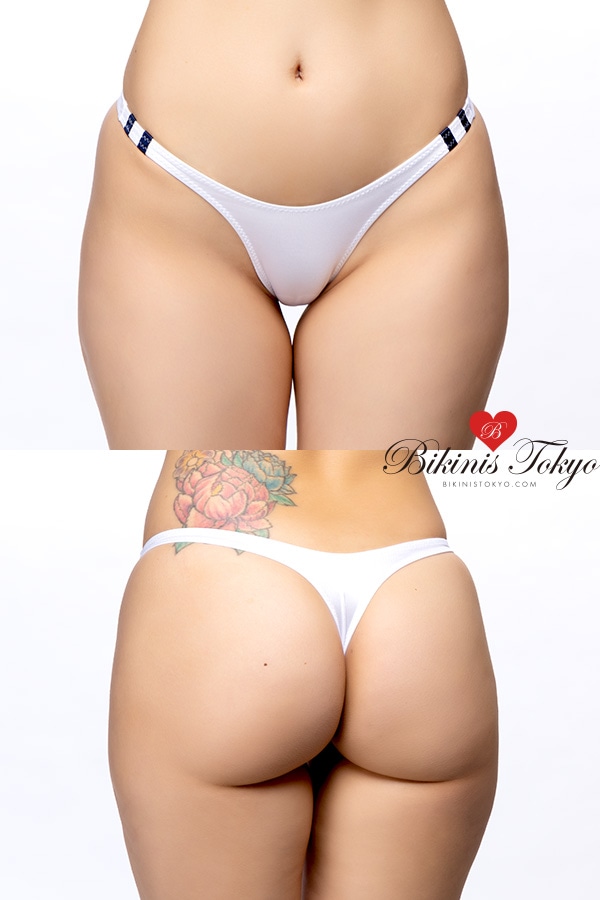 サイド細めTバックブルマショーツ・ホワイト