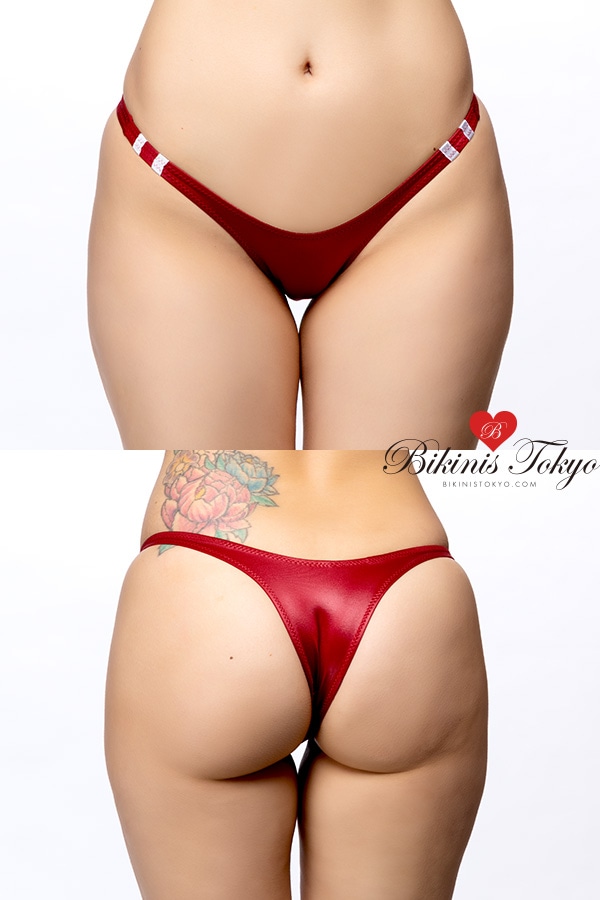 サイド細めリオバックブルマショーツ・エンジ