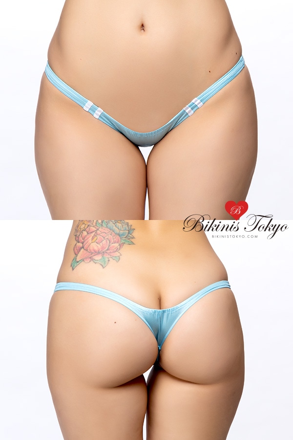 極浅ローライズブルマショーツ・ベビーブルー