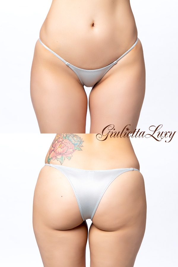 光沢リオバックショーツ・グレー