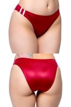 【ユニセックス】スーパーウェット素材ラインブルマフルバックショーツ・エンジ|パンティ・ショーツ|下着・ランジェリー