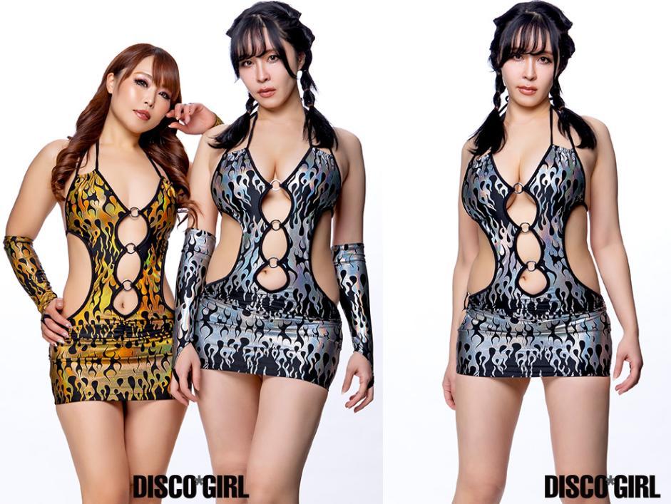 フロント＆サイドリング付きマイクロミニ ボディコン・メタリックファイヤーシルバー2