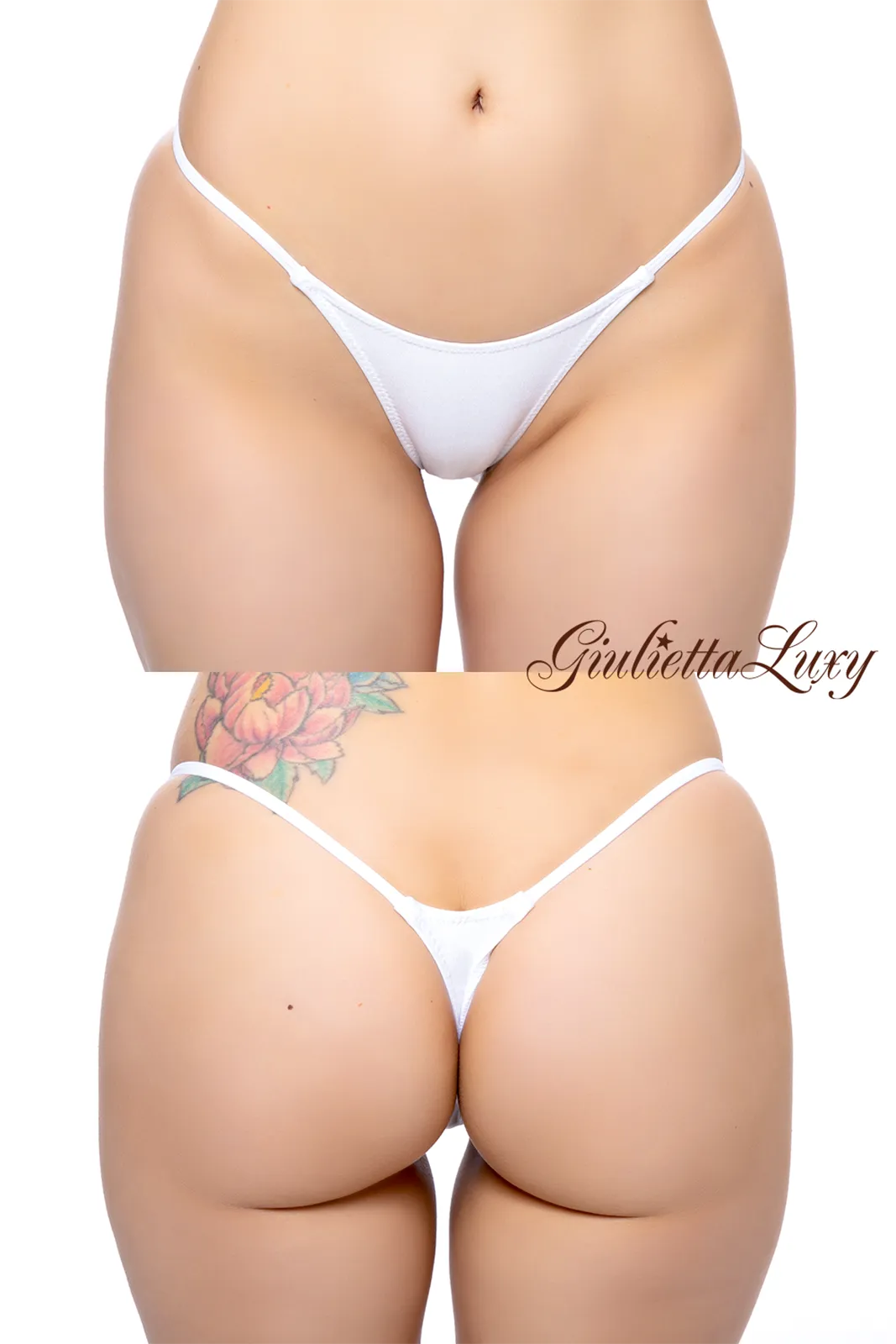 ローライズTバックショーツ・ホワイト