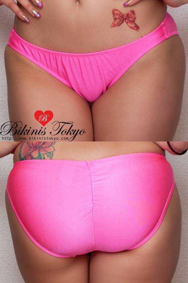 クランチ加工フルバックボトム・ホットピンク