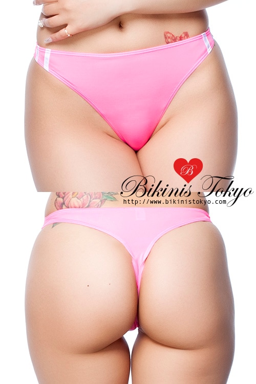 【ユニセックス】柔らかストレッチブルマTバックショーツ・ピンク