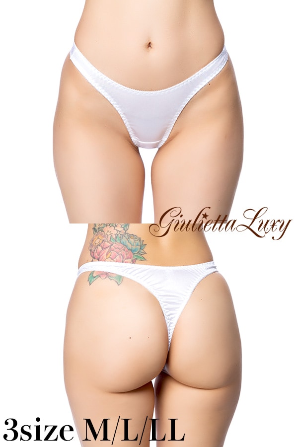 フェリカ素材Tバックショーツ・ホワイト