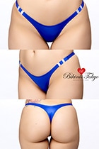 サイド細めTバックブルマショーツ・ブルー|パンティ・ショーツ|下着・ランジェリー