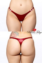 サイド細めTバックブルマショーツ・エンジ|パンティ・ショーツ|下着・ランジェリー