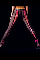 バックスピンドルリボン付き   網タイツ|ストッキング・パンスト|ストッキング・タイツ・靴下