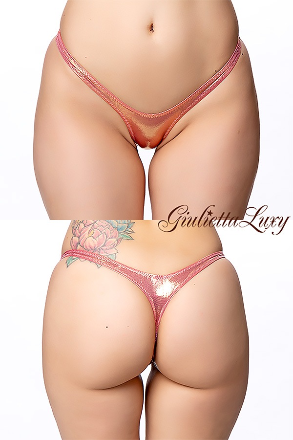 ギラギラシースルーハイレグTバックショーツ