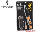 ֥˥ ʥȥ֥å եåɥ֥졼ɥʥաBrowning Ignite Black and Orange Fixed Blade Knife