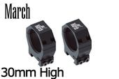 ڼʡ March Picatinny ץ󥰡30mm󥰡Highʹ⤵34mm