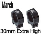 ڼʡ March Picatinny ץ󥰡30mm󥰡Extra Highʹ⤵37mm