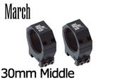 ڼʡ March 饤եѡץ Dovetail 11mm  30mm󥰡Middleʹ⤵30mm