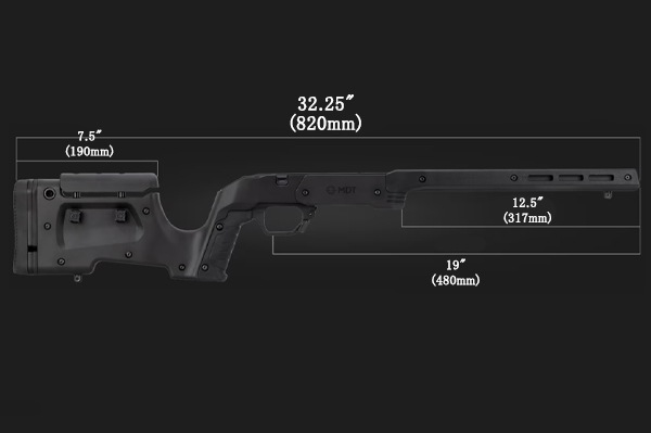 MDT XRS Tikka T3 ���硼�ȥ�������� �֥�å�