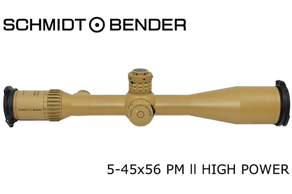 Schmidt&Bender ����ߥå�&�٥���� 5-45x56 PM ll HIGH POWER (RAL8000)