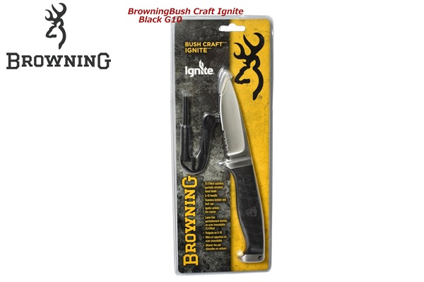 ֥˥ ֥å奯ե ʥȥʥ BrowningBush Craft Ignite Black G10