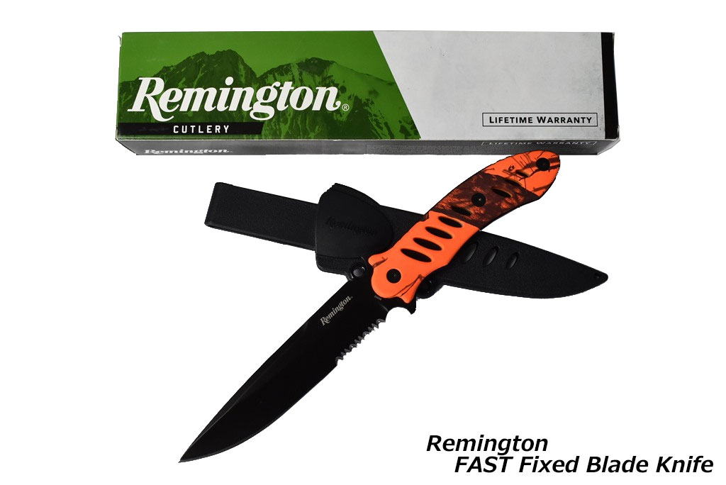 ��ߥ�ȥ� �ե����ȥե��å����� �֥졼�ɥʥ��� Remington FAST Fixed Blade Knife