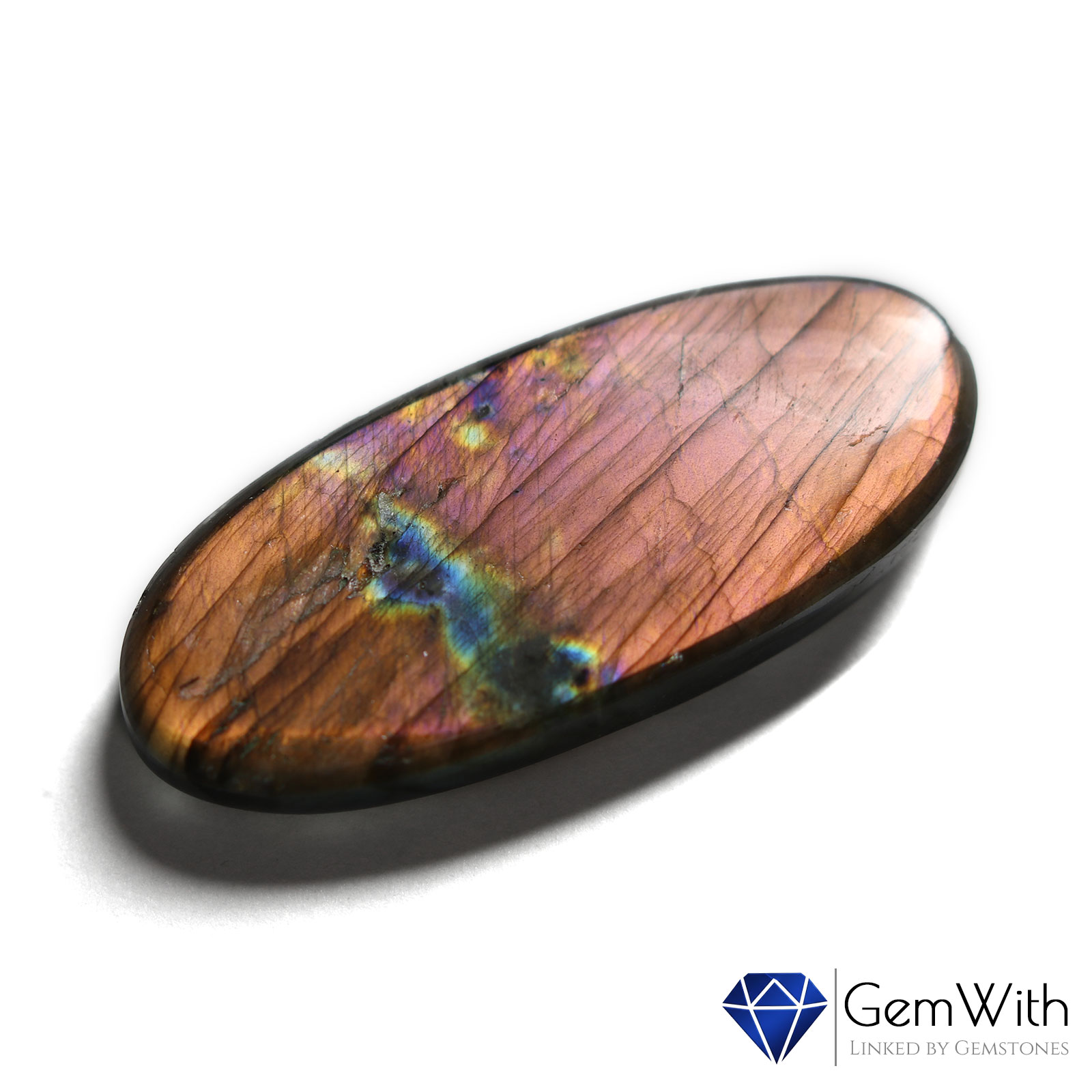 ピンクラブラドライト36.61CT | フェルドスパー | GemWith 宝石