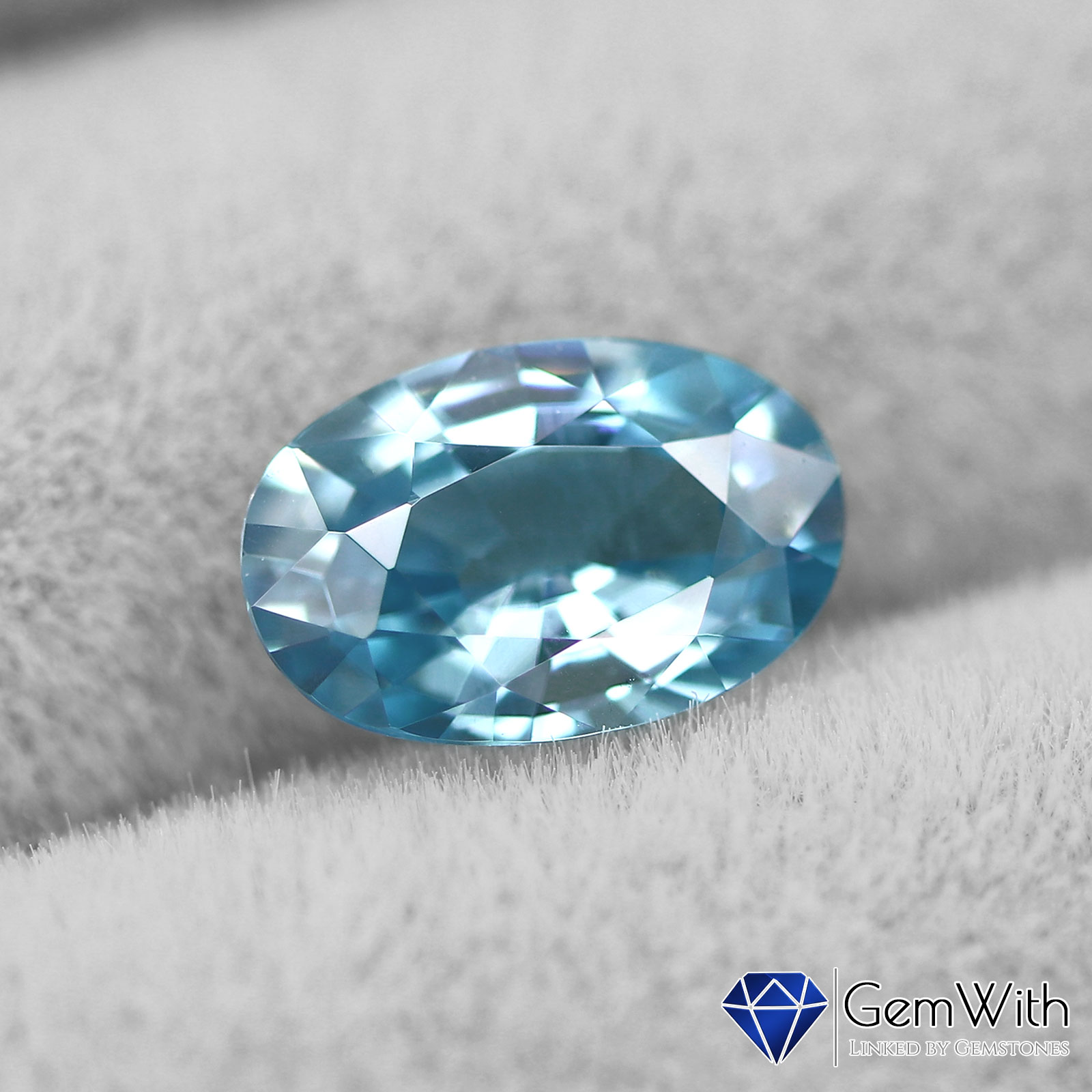 ブルージルコン0.55CT | ジルコン | GemWith 宝石・ルース・希少石専門