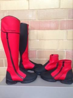 ALBERTO FASCIANI ラバーブーツ （ロング103） レッド | 乗馬用品（人  