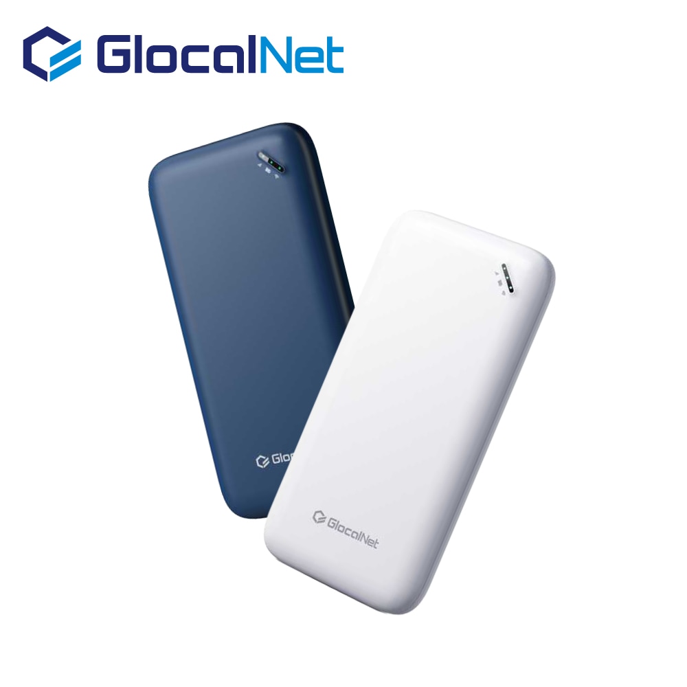 軽量 クラウドWiFiルーター E20｜最大8台接続・12時間連続｜モバイルルーター [グローカルネット]