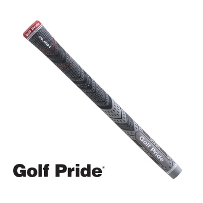 グリップ ゴルフプライド <br>MCC プラス4 ALIGN 黒×グレー×赤