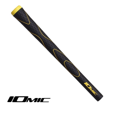 グリップ　イオミック　, IOMIC iX タッチ 2.0 ブラック×レモンイエロー-地クラブ系カスタム専門店ジョイスタイルゴルフ